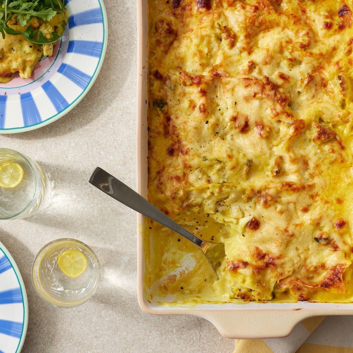 Lasagne pollo limonello