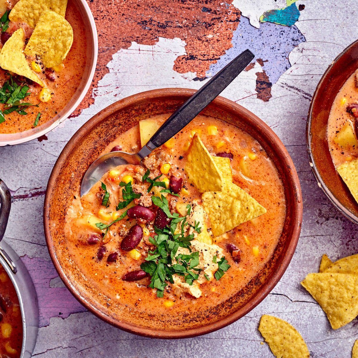 Texmex-jauhelihakeitto