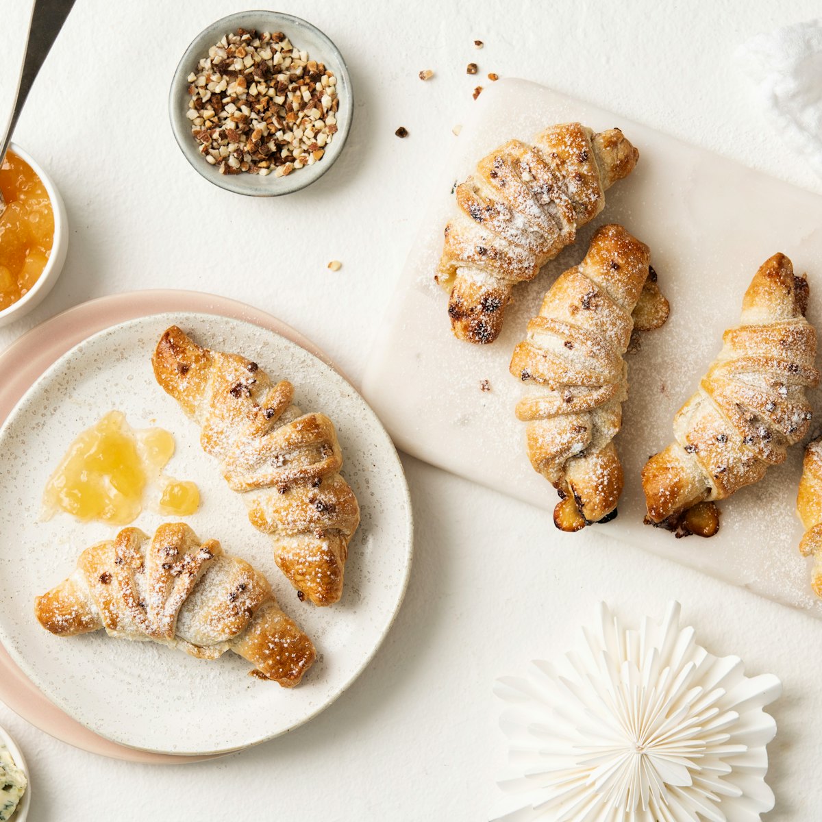 Croissant-joulutortut