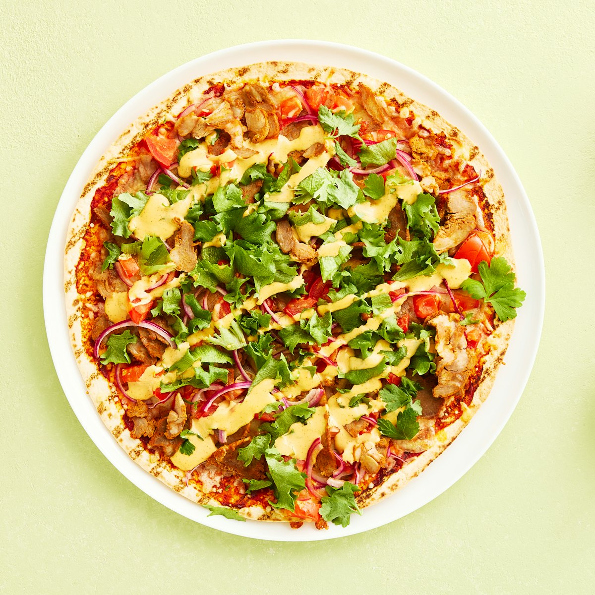 Gyros-pizza