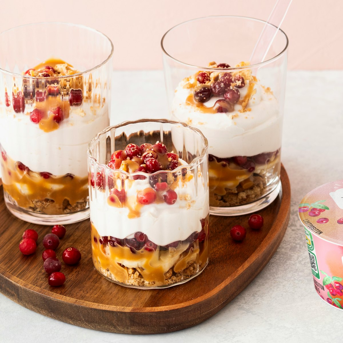 Karpalo-kinuskibanoffee