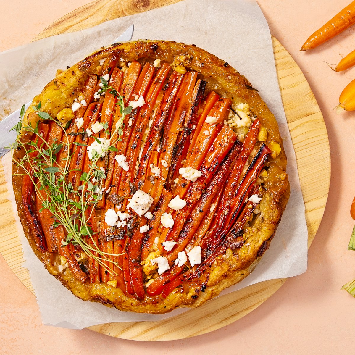 Porkkana tarte tatin