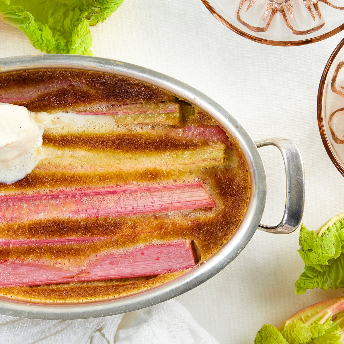 Raparperi-clafoutis